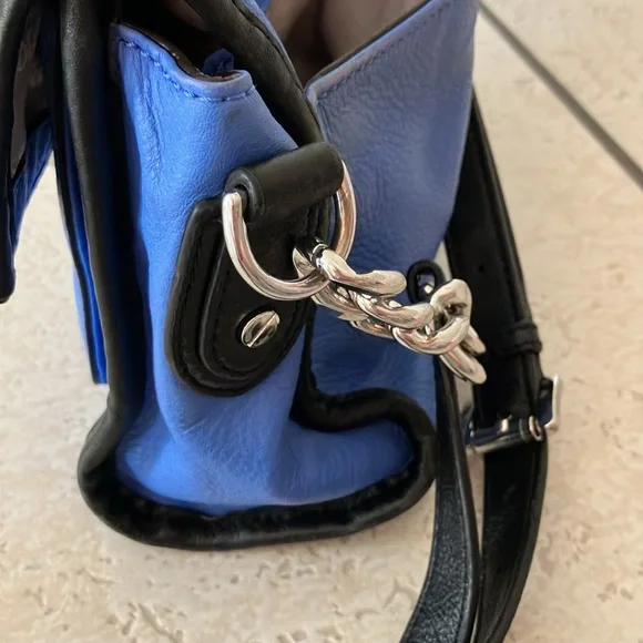 Michael Kors Black and Blue Crossbody Bag - Picture 11 of 14